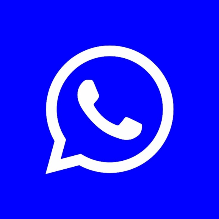 blue whatsapp app icon
